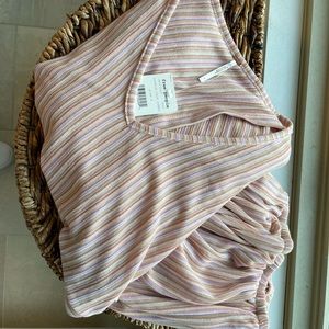 Free people top- ties in back NWT
